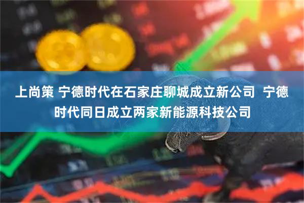 上尚策 宁德时代在石家庄聊城成立新公司  宁德时代同日成立两家新能源科技公司
